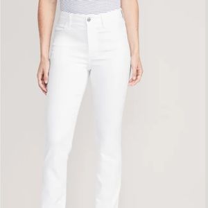 NWT High rise white skinny jeans